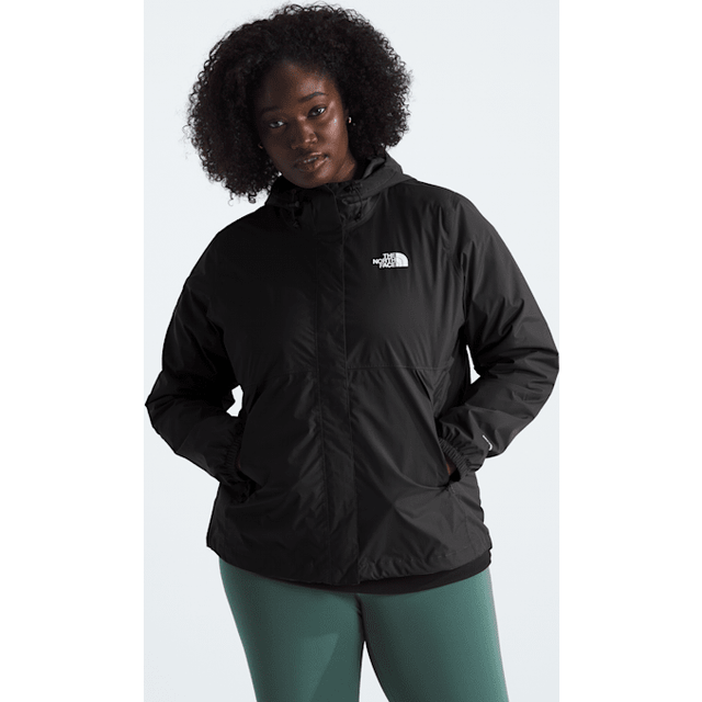 The North Face Women's Plus Size Antora Jacket Tnf Black-npf Size 3X female - TNF Black-NPF (3X)