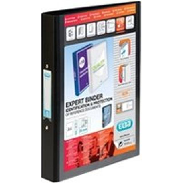 Elba Vision Black A4 2 Ring Binder