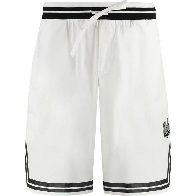 Dolce & Gabbana Men's Cotton Bermuda Shorts in White | Size 52 | GP05GZFI5IH Color HW5AF (52)