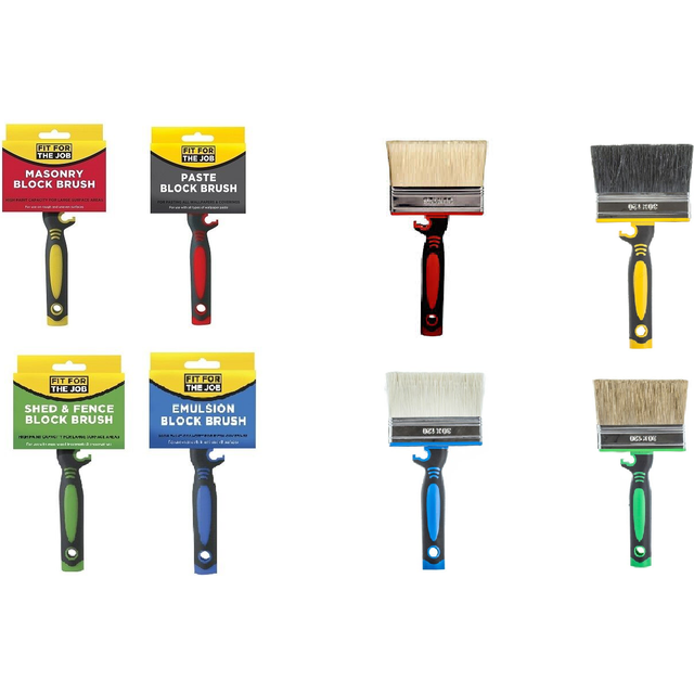 Rodo Paste Block Brush 12 x 3cm FBBB002