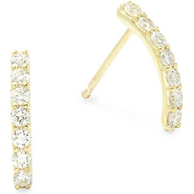 Pheasey Diamond & 14K Yellow Gold Earrings