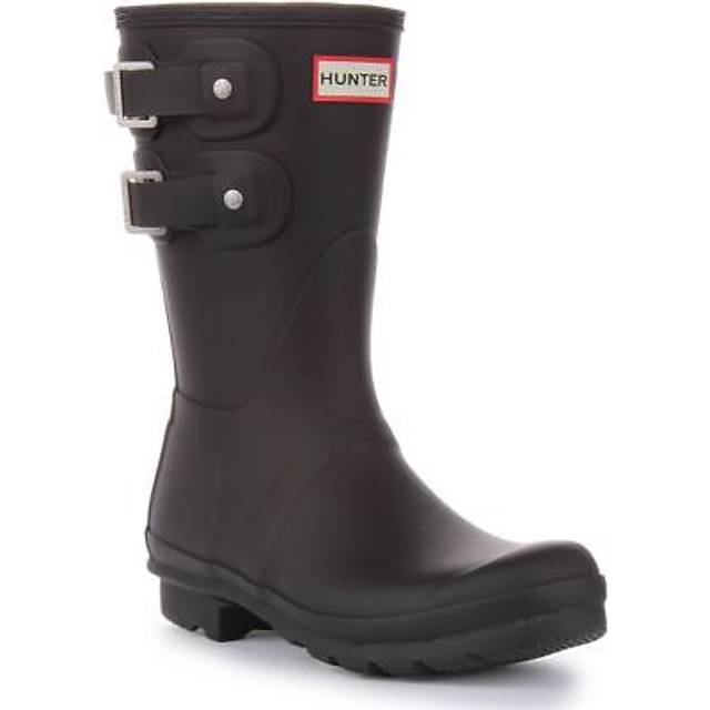 Hunter  Wellington Boots Short Multi  - 6 - Black - 6