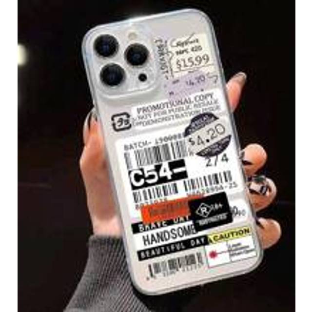 1st transparent Anti-Fall TPU telefonfodral kompatibelt med IPhone 16/11, 15 Pro Max, 14 Pro Max / Galaxy S25, A16/X6A, X7B, X8B - Genomskinlig (Multi-size)