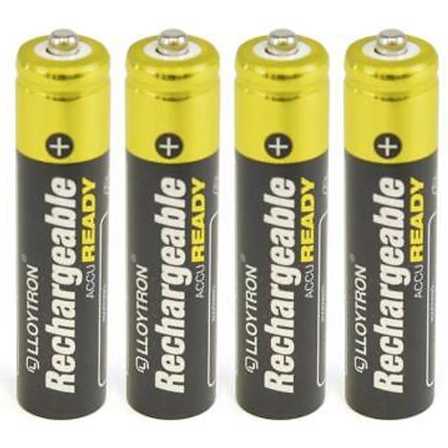 A2z nimh rechargeable accuready battery 550mah lasts long aaa size pack of 4