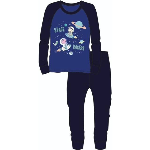 Boys official george peppa pig space ragers cotton longsleeve nightwear pyjamas