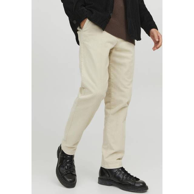 Normal Passform Chinos - Vit - 36/34