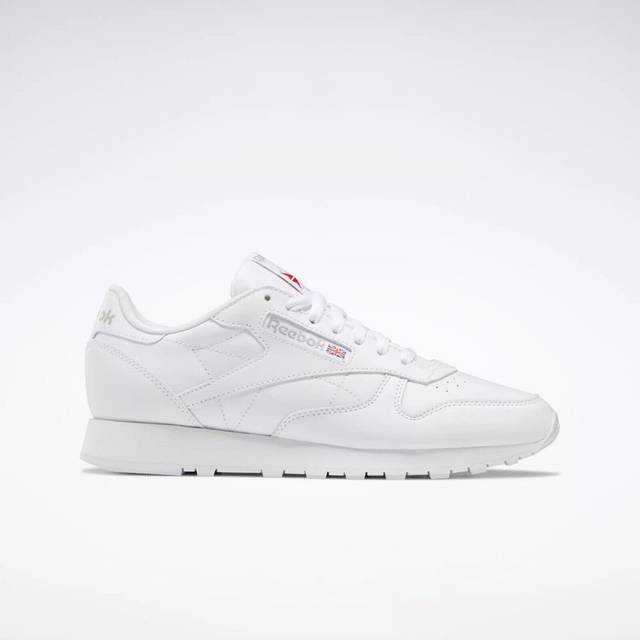 Reebok Klassiskt läder dam Terränglöparskor, Ftwr vit Ftwr vit ren grå 3, 37 EU