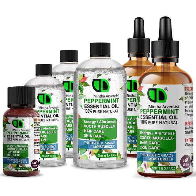 Peppermint essential oil - 100% pure, certified & natural - aromatherapy uk