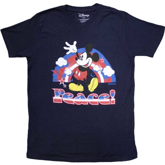 Mickey mouse unisex t-shirt: peace (large)