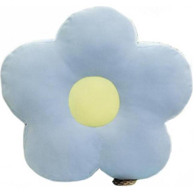 Blue Cute Flower Plush Pillow Cartoon Plant Stuffed Doll Chair Cushion (40cm*40cm*8cm)