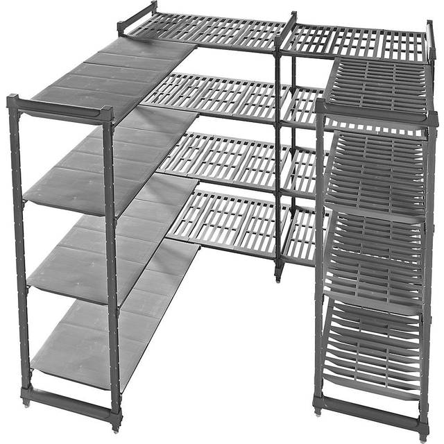Cambro Camshelving Basics Plus Starter Unit 4 Tier With Vented Shelves 1830H x 765W x 610D mm
