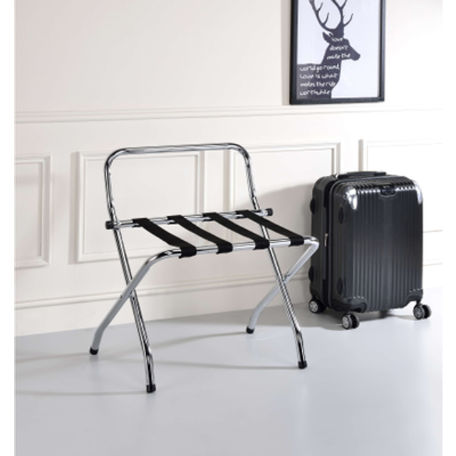 KB LRK1227 28 x 24 x 19 in. Luggage Rack - Black & Chrome