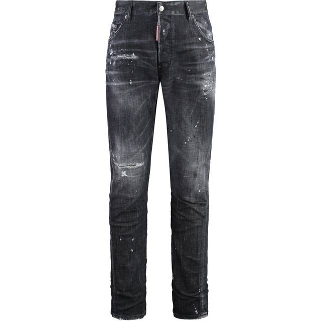 Dsquared2 Men's Sexy Twist Skinny Jeans in Black | Size 52 | S71LB1460S30357 Color 900 (52)