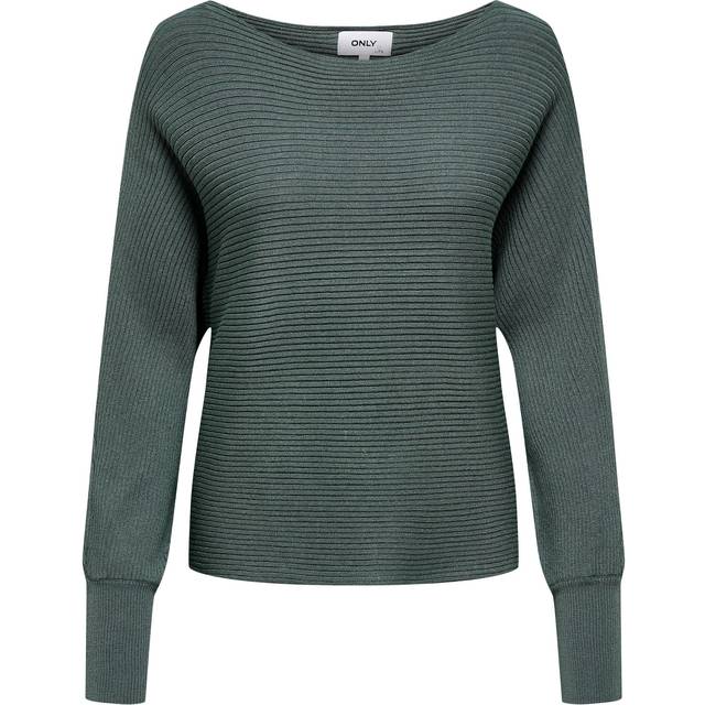 Women's short knitted sweater Only Onladaline - Vert