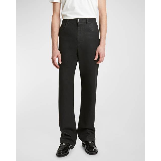 Givenchy Black Coated Jeans - 001-BLACK - WAIST US 32