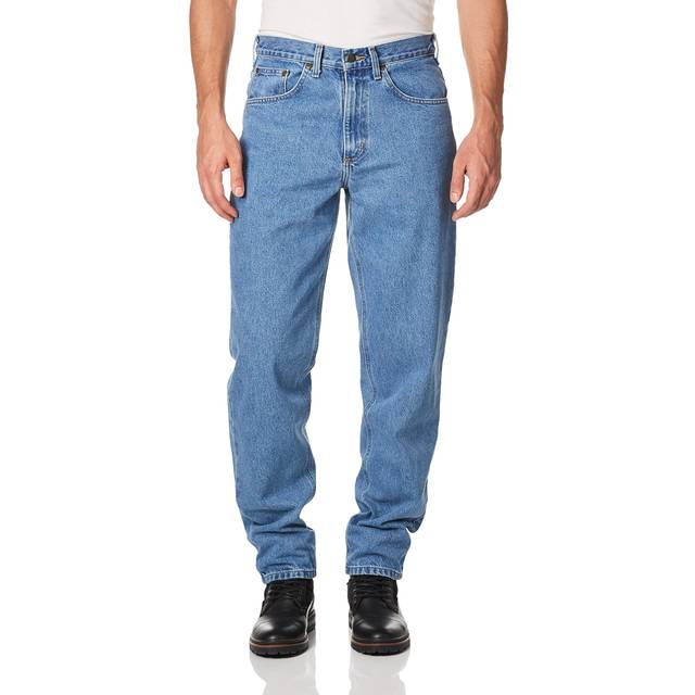 Carhartt Men's Slim Fit Heavyweight 5-Pocket Tapered Jean  Stonewash