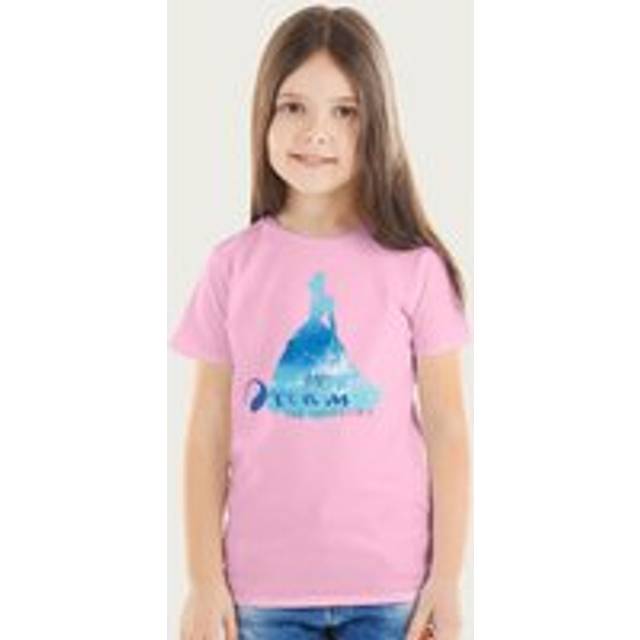 Dream The Impossible Cinderella Disney T-Shirt - Light Pink - 7-8 Years