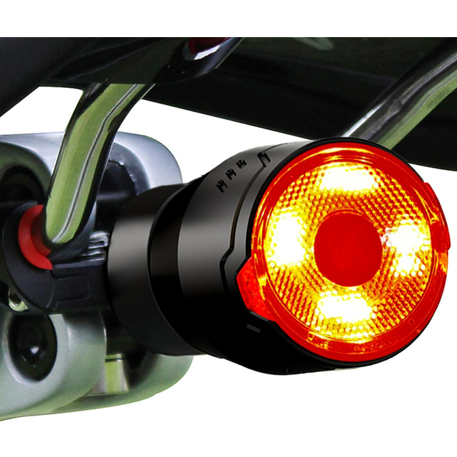 Chronus Bike Lights for Night Riding USB Rechargeable Waterproof LED Ultra Bright Bicycle Light Back Cycling Safety Warning Flashing Lights(Black)