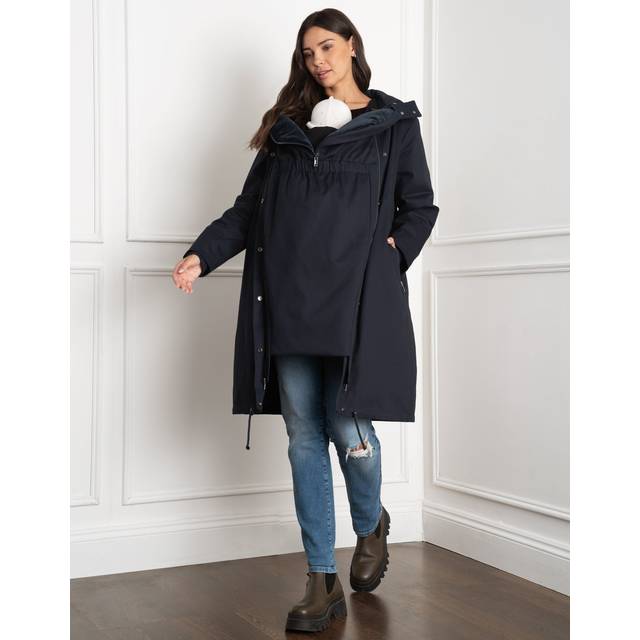 Long Down-Lined Maternity Parka