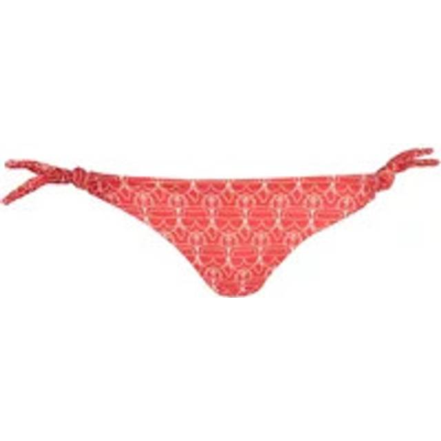 All-Over Iconic Printed Bikini Bottom With Knotted Laces size S (S)