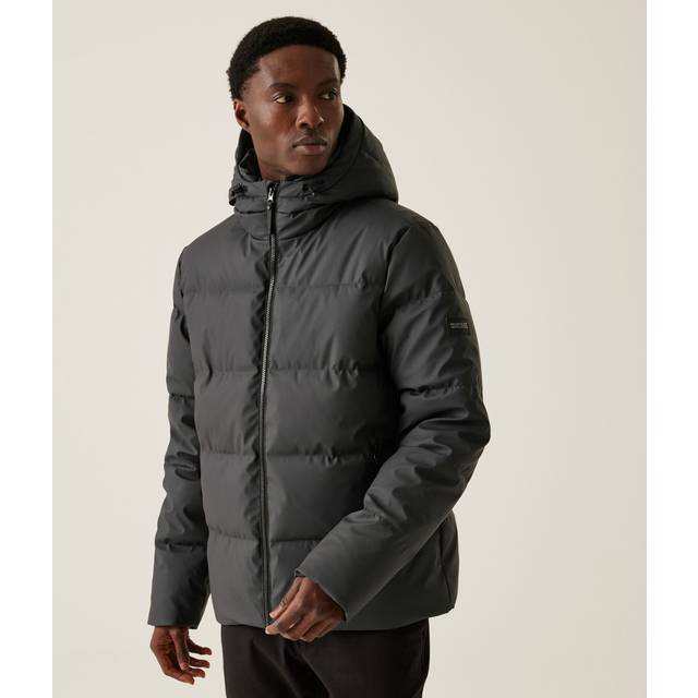 Regatta Men's Insulated Saltern Quilted Jacket Ash, Size: 3XL - Grey