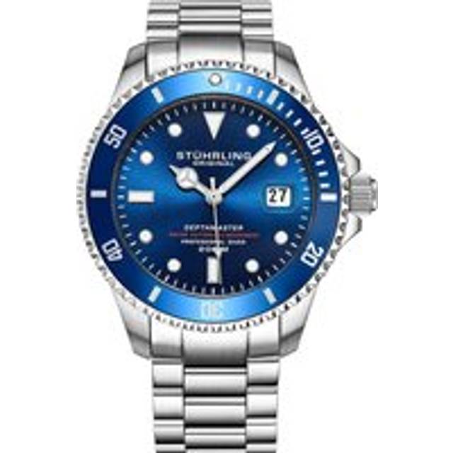 Lumina Swiss Automatic Depthmaster 42mm Diver Watch with Stainless steel Bracelet - Blue - One Size