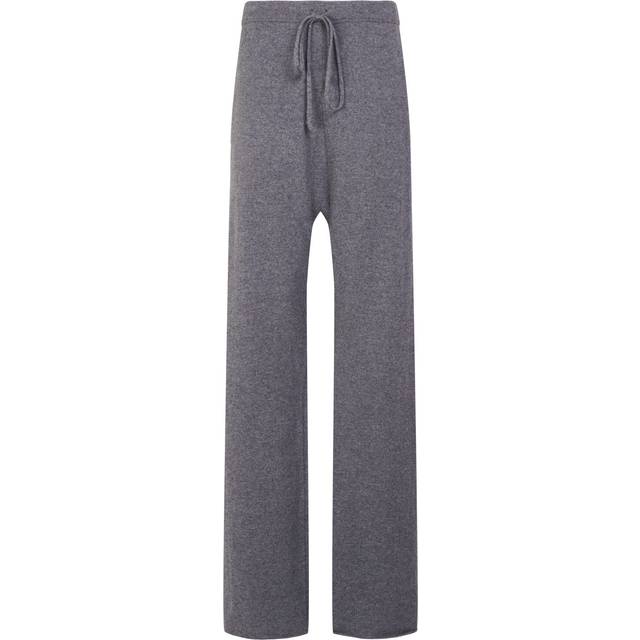 Maison Margiela, Byxor, Herr, M, Kashmir, Mörkgrå ullkashmirblandade byxor - gray (M)