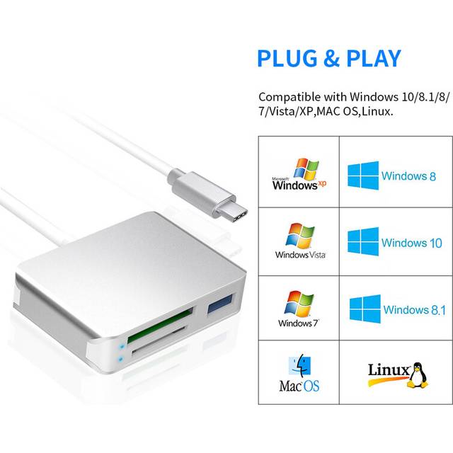 (TYPE-C) all in one type c usb memory camera XQD card reader for sony