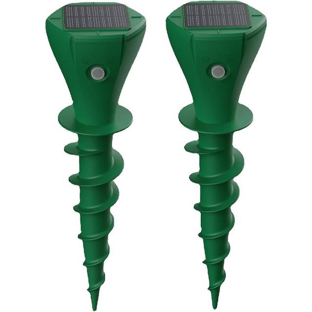 2pcs Waterproof Ip65 Solar Mouse Repellent Solar Animal Repellent Rechargeable Gopher Repellent