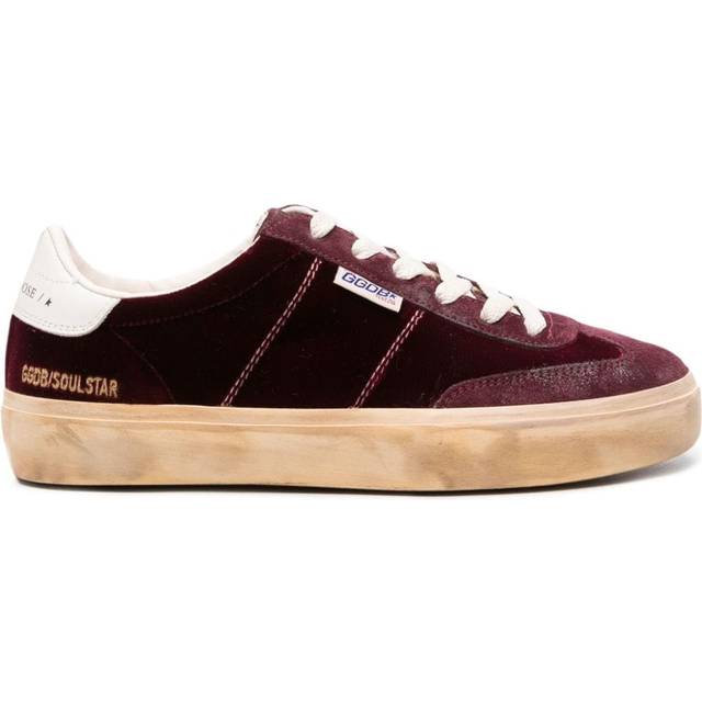 Golden Goose - Soul-Star velvet sneakers - women - Leather - 35 - Red