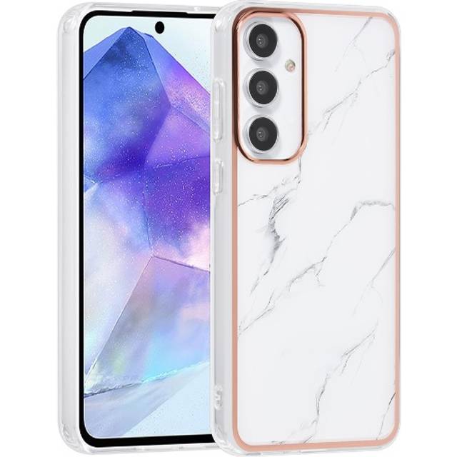 UNIQ Skal Samsung Galaxy A55 5G Marmor Vit