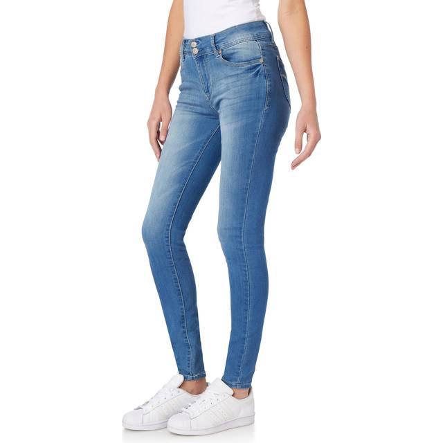 WallFlower Womens Ultra Skinny Mid-Rise Insta Soft Juniors Jeans (Stan