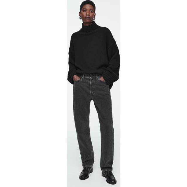Shift Straight-Leg Jeans - Faded Black - 30