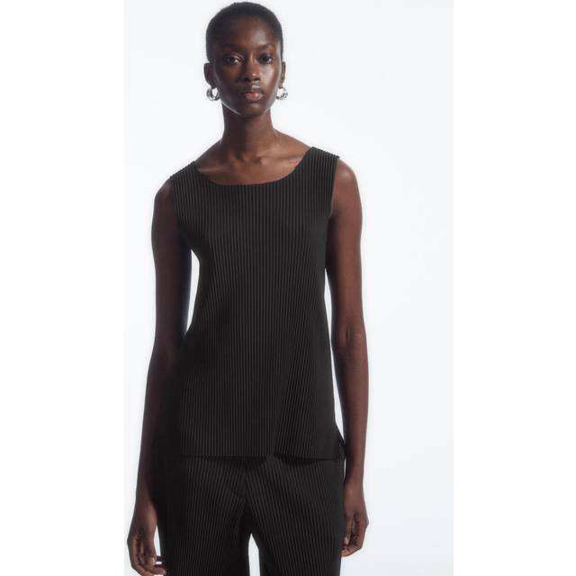 Ribbed Tank Top - Black - M