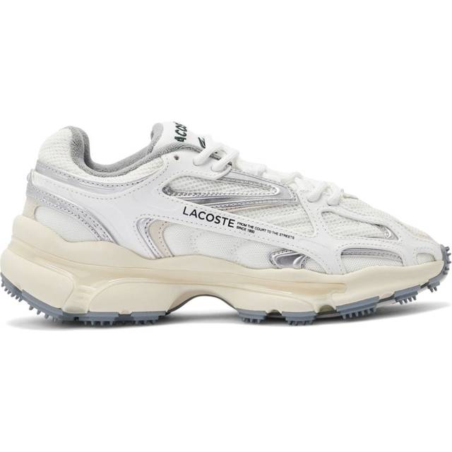 Lacoste - L003 2K24 mesh sneakers - women - Suede - 7 - White