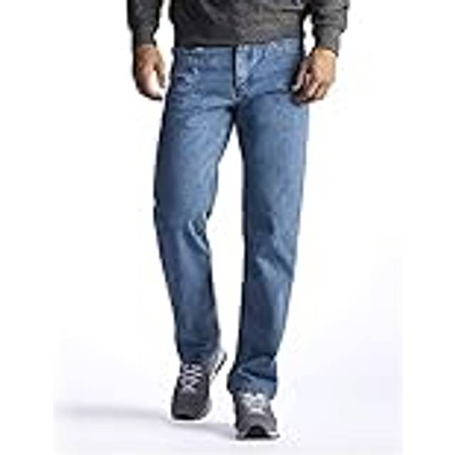 Lee Men's Regular Fit Straight Leg Jean  Light Stone  32W x 28L