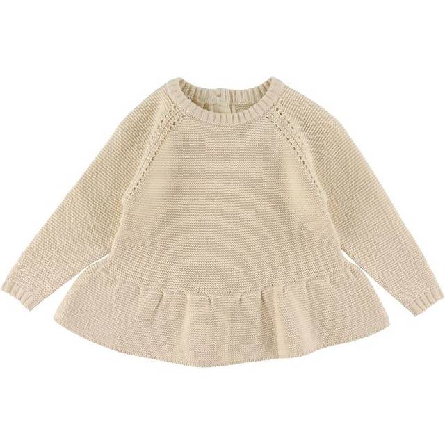 COPENHAGEN COLORS Knitted Pullover W. Frill |Kräm |104