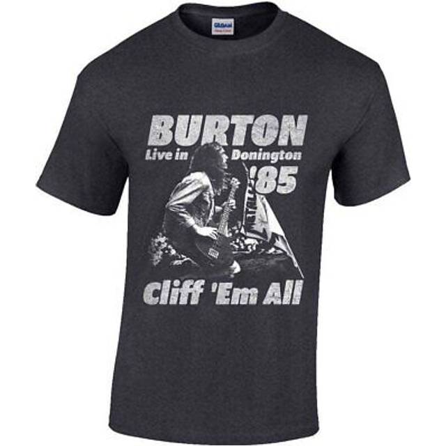Cliff burton - tshirt - unisex - medium - short sleeves - n500z