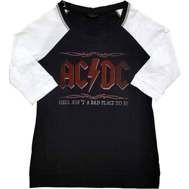 Ac/dc - tshirt - ladies - x-large - three quarter raglan sleeves - m500z