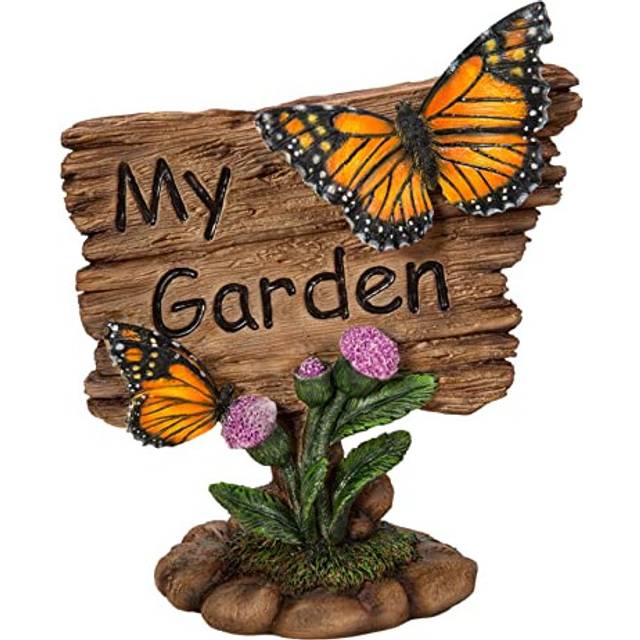 - My Garden Sign Butterflies Realistic Garden Decoration, MG-BFLY-F, H: 15 cm