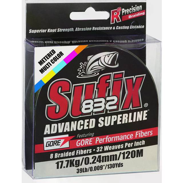 Sufix 832 Multicolor 300 m flätlina 0,33 mm