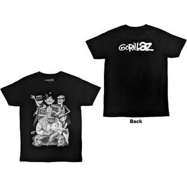 (XL, Black) Gorillaz George Spray T Shirt