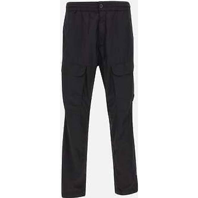 C.P. Company Black Garment-Dyed Cargo Pants - 999 BLACK - IT 52