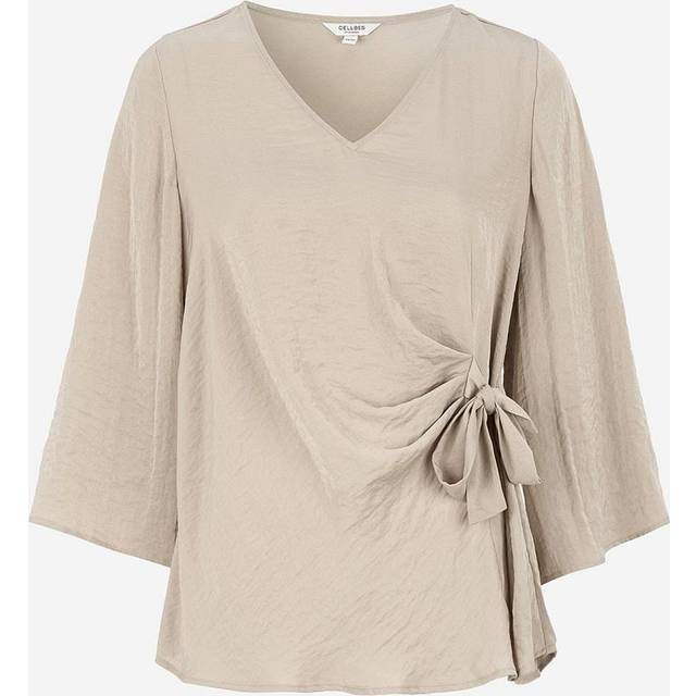 Blus med knytband
