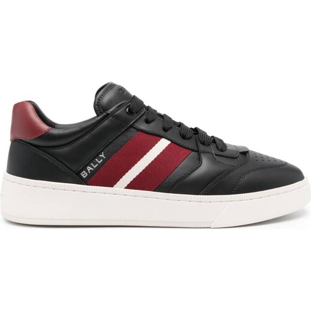 Bally - Raise logo-print leather sneakers - men - Calf Leather/Rubber/Calf Leather - 41.5 - Black
