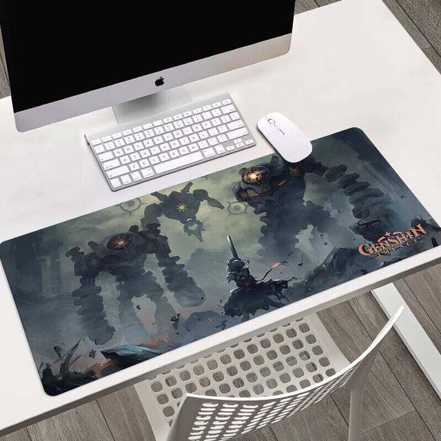 (a-LMP-008 size 800x300x2mm) Hot Game Genshin Impact Art HD Printing Mouse Pad Gamer Accessory Hot Large Desk Pads Computer Lock Edge Keyboard Non-sli