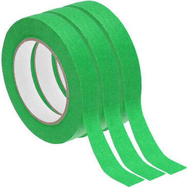 3 roll 1 inch x 22 yard masking tape general purpose adhesive tape green