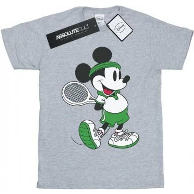 (9-11 Years, White) Disney Boys Mickey Mouse Tennis T-Shirt