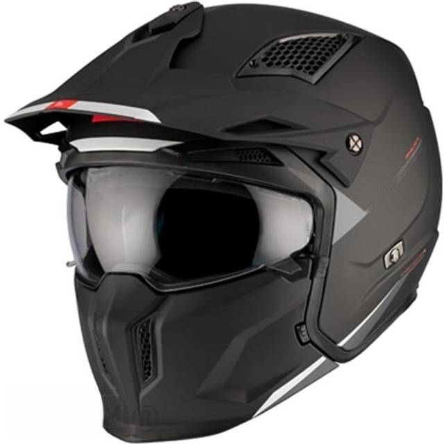 Hjälm MT TR902XSV Streetfighter SV Solid A1, SVART matta, STORLEK S