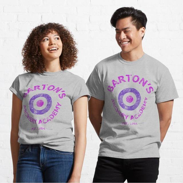Mens Womens T-shirt Barton's Archery Academy Youth Toddler Short Sleeve Tee Tops Boys